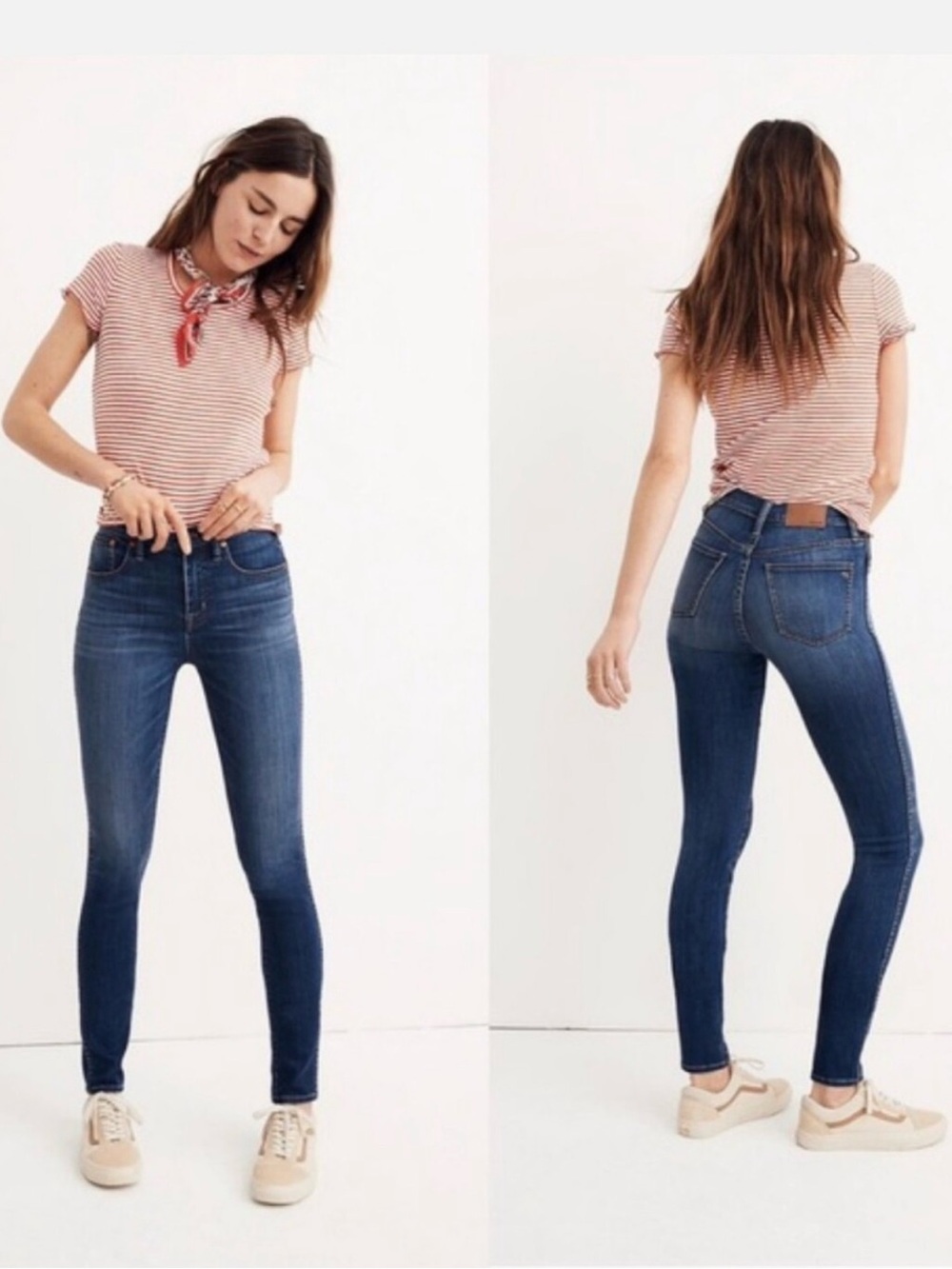 Madewell 10 Inch High Rise Skinny Jeans Size 27 Stretch